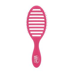 Wet Brush Quick Dry Hair Brush, Frosted Pink - Ventilated Design and Soft HeatFlex Bristles for Blow-Dry - Ergonomic Handle Manages Tangles - Hair Accessories