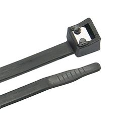 ANCOR 17' Heavy Duty Self Cutting Cable Tie UV Black 10PCS, DAN-1272 Other, Multicolor, One Size