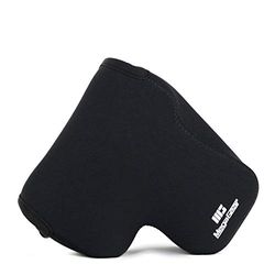 MegaGear Capa de neoprene ultra leve para câmara Olympus OM-D E-M1 com 12-40 mm (preto)