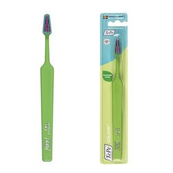 Spazzolino TePe Colour Soft, Green, 1pz, setole soft per una pulizia precisa e delicata, spazzolino soft per adulti e bambini più grandi