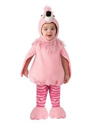 Rubies Kid's Opus Collection Little Cuties Flamingo Kostuum Baby Kostuum, Zoals afgebeeld, Peuter