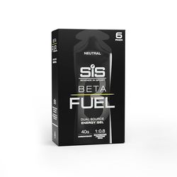 Science in Sport Beta Fuel Neutral | Dual Source Unflavoured Running Gels | 40g Carbs per 60ml Serving | Energy Gels for Endurance, Running and Cycling (6 Pack)