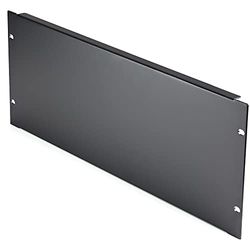 StarTech.com Pannello cieco 4U per armadi rack da 19", Pannello di riempimento 4RU per montaggio a rack per server/rack di rete, Pannello di copertura/Spaziatore/piastra (RKPNL4U)e/piastra