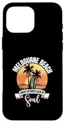 Waves - Melbourne Beach Case for iPhone 16 Pro Max