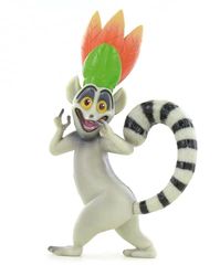 Madagaskar 99932 figur King Julien, 6 x 10 x 6 cm