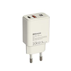 Voeding Fast Charge 2 in 1 20 W USB en TypeC oplader Smartphone 40418