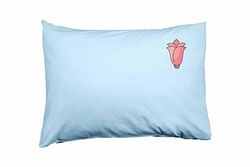 Bona Basics, Housse de Coussin décorative Décoration de la Maison pour canapé, Cafétéria, Taille: 50x35 cm, Couleur: Bleu Clair