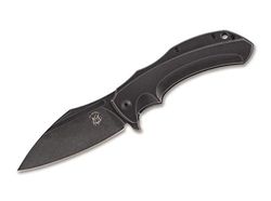 FOX-Knives Bastinelli Shadow Titan Navaja, Unisex, Negro, 22,0 cm