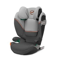 Cybex Gouden kinderzitje Solution S2 i-Fix, voor auto's met en zonder ISOFIX, 100 - 150 cm, van ca. 3 tot 12 jaar (15 - 50 kg), lavagrijs