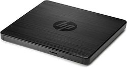 HP Externe cd-/dvd-drive incl. cd- en dvd-brander met USB-aansluiting (F6V97AA) zwart