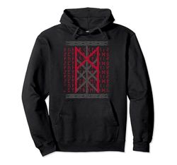 Nordic Mythology Viking: Runic Alphabets Mannaz Sudadera con Capucha