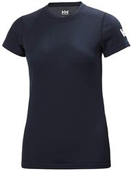 Helly Hansen Mujer Camiseta HH Tech, S, Azul Marino
