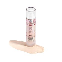 Makeup Revolution, IRL filter longwear foundation, medium till full täckning, F0.1, 23 ml