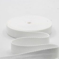Leduc 3 Metros Correa Algodón Equipaje Asa Bandolera Correa Correa Hombro Arnés Mochila Cuero Blanco (34) 2,5 cm