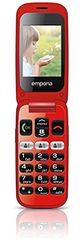 Emporia One - Mobile Phone, Black/Red