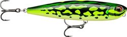 Rapala - Visaas precisie Xtreme potlood plastic constructie - drijvend zoetwateraas - oppervlaktezwemdiepte - grootte 10,7 cm/21 g - Made in Estland - limoenkikker