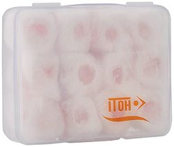 Wax Ear Plugs, 100% Cotton Cutlery, 12 Unit Box, Comfortable and mouldable. Protection Against Noise, Water, Wind, Sand or dust.