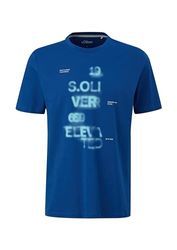 T-shirt met print op de voorkant, 56d1, L