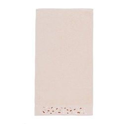 Sancarlos Pierres Serviette, 100% Coton éponge, Crème, Bain