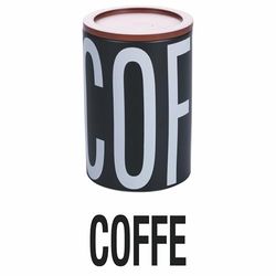 Villa d'Este Home Tivoli Tarro de café de cerámica 750 ml, tapa de bambú, Bigismore