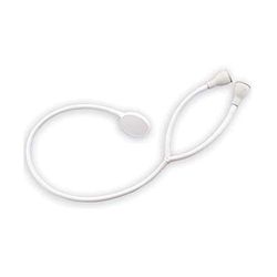 Ducha para peluquería con flexible de PVC blanco de 2 vías