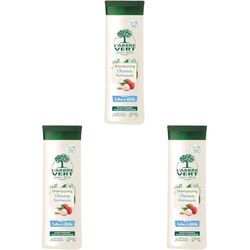 L'Arbre Vert Bien-être Shampooing Cheveux normaux Parfum Coton et Litchi - Hypoallergénique - pH Neutre et Sans Silicone - 95% d'ingrédients d'origine naturelle - 250mL (Lot de 3)