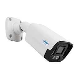 PNI Telecamera di videosorveglianza IP125, 5 MP, H.265, per esterni e interni, IP66, riconoscimento personale, rilevamento del movimento