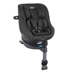 Graco Turn2Me™ i-Size R129, 360° vridbar reboard med ISOFIX, bilstol för barn från 0–4 år (40–105 cm), 5-punktsbälte och liggposition, svart, midnatt
