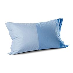 Caleffi Cotton Cushion Covers Set of 2 for Standard Bed Soft and Breathable Pillowcases Made of 100% Cotton - Cushion Cover in Italian Design - Decorate the Bedroom