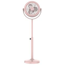 Cecotec Retro Staande ventilator EnergySilence 250 ClassicStyle Roze. 25W, Diameter 10", 3 Aerodynamische Bladen, Verstelbare kanteling, 2 Snelheden, Elegant Roze Ontwerp
