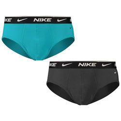 NIKE Brief 2PK Underwear - Juego de 2 Braguitas Everyday 0000KE1084, Cactus Polvoriento/Antracita, XS