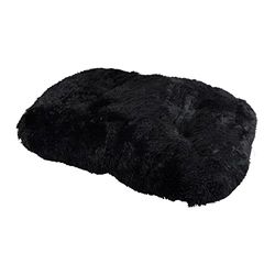 LOVE STORY Cuscino a fiocco reversibile, 87 x 55 cm, colore: nero