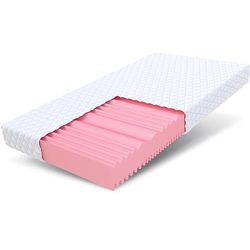 Colchón FDM Fix 140 x 200 cm, colchón de Espuma fría, Altura 14 cm, Grado de firmeza H2 y H3, 7 Zonas de Descanso, Öko-Tex, Lavable, Espuma HR