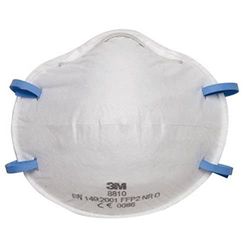 3M Respirador para lixar manual e ferramentas elétricas 8810, FFP2, 3/pacote