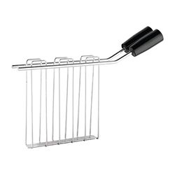 Rowlett Sandwich Cage (Pack of 2), Stainless Steel & Black Handles, Fits all Rowlett & Dualit Vario Toasters, Dimensions: 201.5(H) x 52(W) x 269.3(D) mm, Creates Toasties in Toaster, FS746