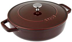 Staub Rustidera chistera de Hierro Fundido Granada 24cm