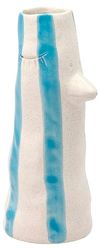 Villa Collection Styles Vase avec Bec et Cils 11,5 x 10 x 26 cm S Bleu