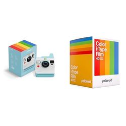 Polaroid - Now Gen3 - Fotocamera istantanea + Pellicola Colore (40 fotos) - Blu Artico