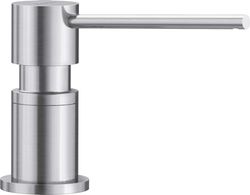 BLANCO LATO – Distributeur de Liquide Vaisselle encastrable pour évier de Cuisine – Remplissage Facile par Le Haut – Réservoir de 500 ML – Finition Acier Inoxydable – 525809 S