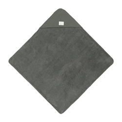 LÄSSIG Ręcznik z kapturem dla niemowląt z muślinu i frotte/muślinu/Terry Hooded Towel petrol Green