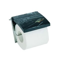 MSV Portarotolo da Parete MDF Inox New York Grigio