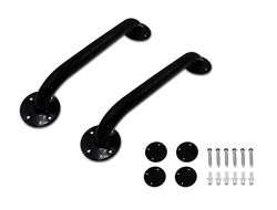 PEPE Mobility - Maniglia Doccia Anziani 30 Cm (x2 Unità), Maniglione Bagno Disabili, Sicurezza, Barra Bagno, Corrimano Adulti, Acciaio Nero