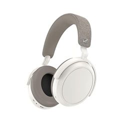 Auriculares Sennheiser MOMENTUM 4 Wireless: auriculares Bluetooth para llamadas nítidas con cancelación de ruido adaptativa, 60 horas de duración de la batería, sonido personalizable - Blanco