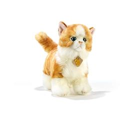 Plush & - Plush & Scratch kot w paski, 28 cm, pluszowe zwierzątka, koty, wielokolorowy, 8029956159473