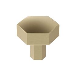 Amerock Pomello per armadietto, champagne dorato, diametro 32 mm, diametro pomello, calibro, ferramenta per cucina e bagno, ferramenta per mobili
