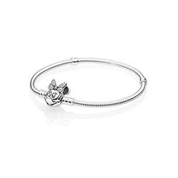 Pandora Disney Minnie Zilveren armband met heldere zirkoniasteentjes, 23