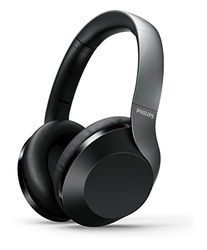 Philips Audio on Ear Ph805Bk/00 - Casque Bluetooth à Réduction de Bruit Active (30 Heures D’Auxtonomie, auxdio Hi-Res, Microphone Intégré, Assistant Google) Noir