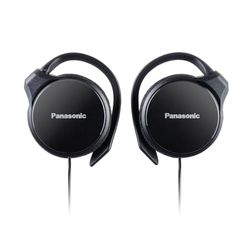 Panasonic RP-HS46E-K Slim Auriculares Tipo Clip con Cable, Compactos Plegables, Diseño Ultradelgado, Clavija 3,5 mm, 32 Ohmio, Negro