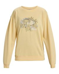 Roxy Haut en Molleton Surf Stoked Crew Terry Vint. Orange L