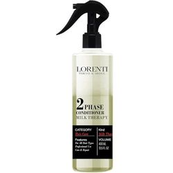 LORENTI TOKYO & SEOUL Après-shampoing 2 phases pour cheveux 400 ml | Cure capillaire | Traitement en spray | Démêlant sans rinçage en spray pour cheveux normaux à secs | Après-shampoing deux phases